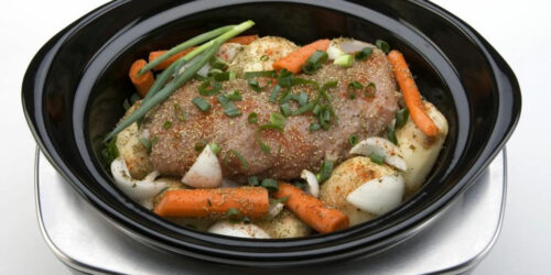 Benefits of ingredients used in a slow cooker recipe