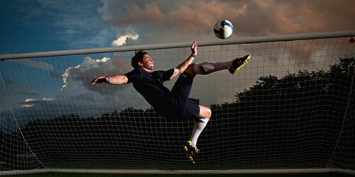 Cycle kick to the origin of football