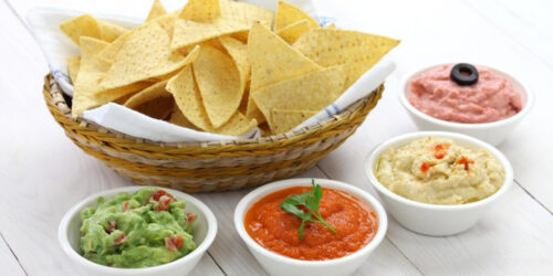 Different types of salsa for your nachos