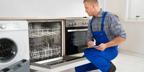 How to replace dishwasher cover panels