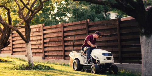 Improving The Lawn Conditions With A Tractor