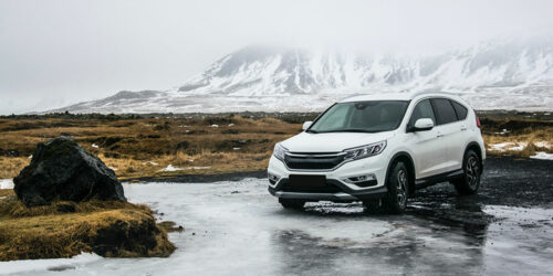 Interior and exterior details of the 2020 Honda CRV