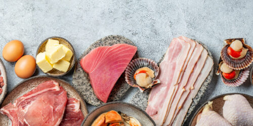 Most common types of meat and seafood