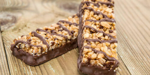 Two mind-blowing no bake peanut butter bars