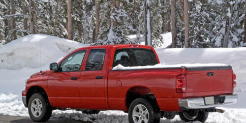 Using tonneau cover for protection of goods