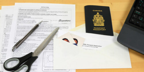 What are the requirements needed for a new passport